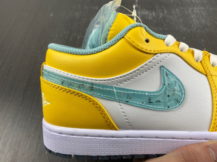 air jordan 1 low yellow white grind dx4375-800