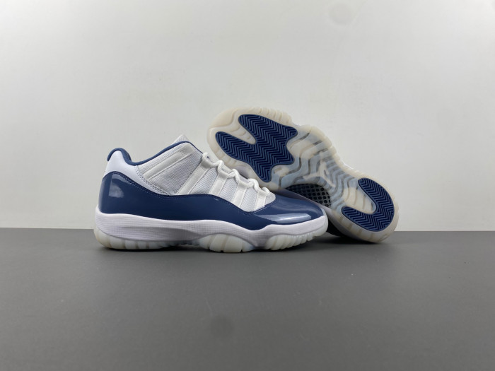 air jordan 11 low "diffused blue" fv5104-104