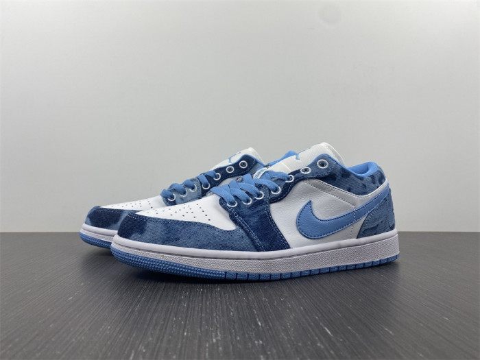 air jordan 1 low washed denim dm8947-100