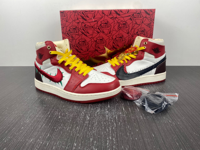 air jordan 1 zoom cmft 2 x teyana taylor gym red fj0604-601
