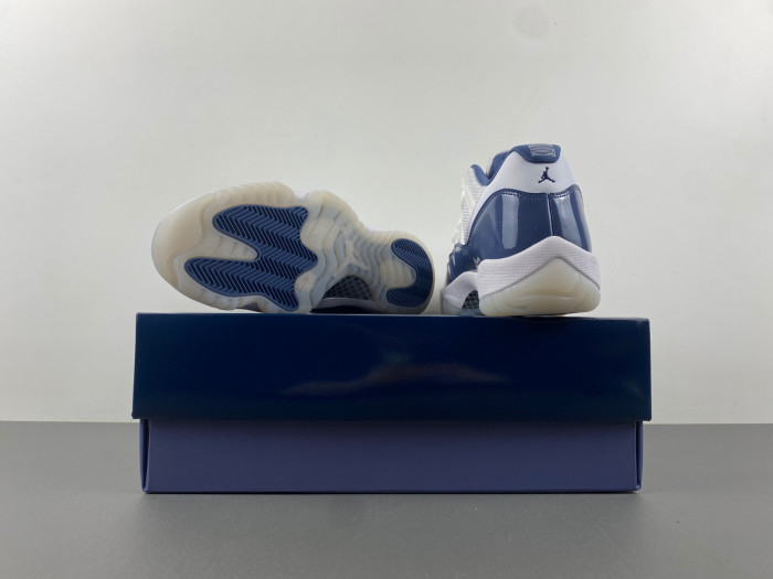 air jordan 11 low "diffused blue" fv5104-104