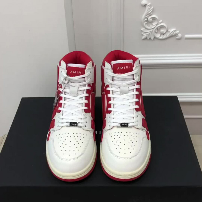 amiri* skel leather sneakers