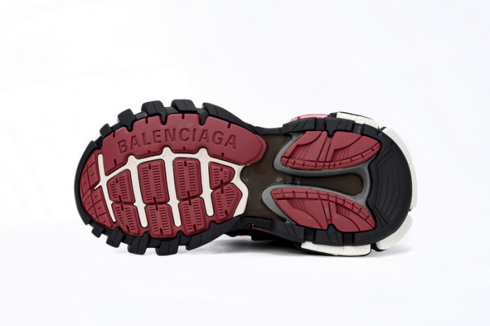 belanciaga Track 2 Sneaker Military Black White Red 568614 W2GN3 6000