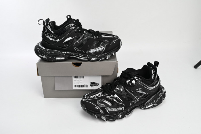 Ba*len*cia*ga tess s.black black-and-white painting 542023 w3sr2 2315