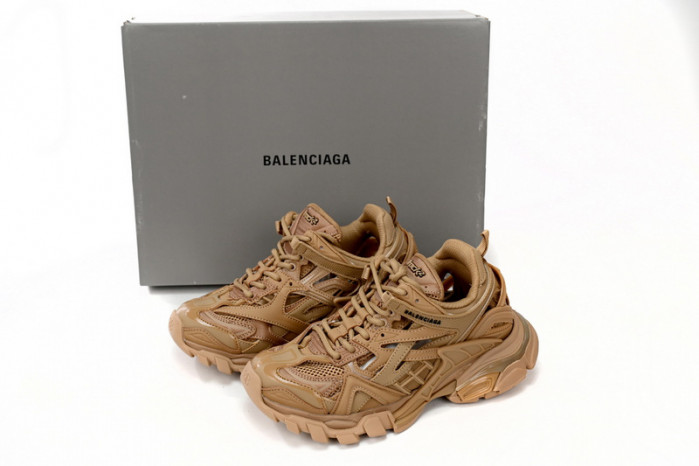 belanciaga Track 2 Sneaker Military Brown 568615 W3AG1 2706