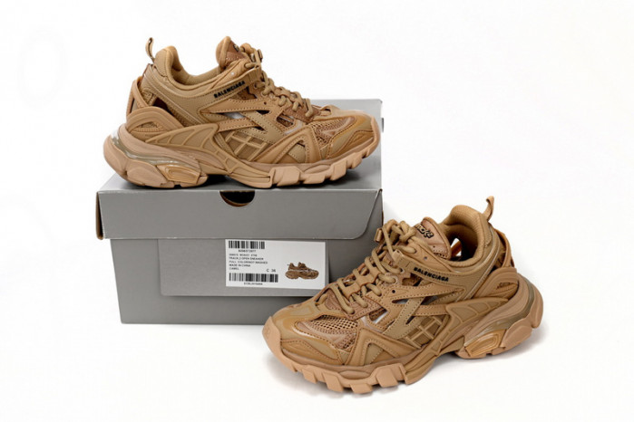 belanciaga Track 2 Sneaker Military Brown 568615 W3AG1 2706