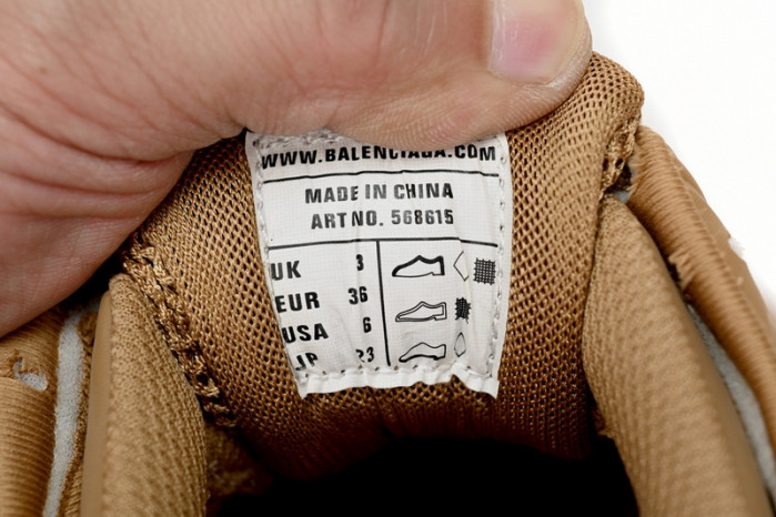 belanciaga Track 2 Sneaker Military Brown 568615 W3AG1 2706