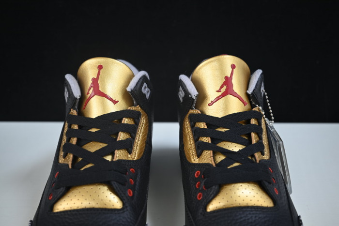 air jordan 3 "black cement gold" ck9246-067