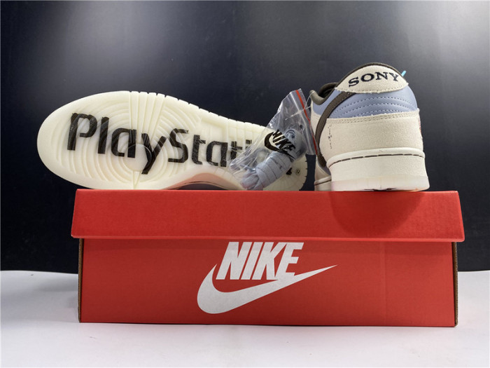 travis scott x playstation x nike dunk low cu1726-800