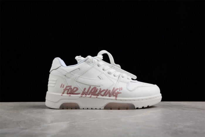 off-white out of office leather sneakers