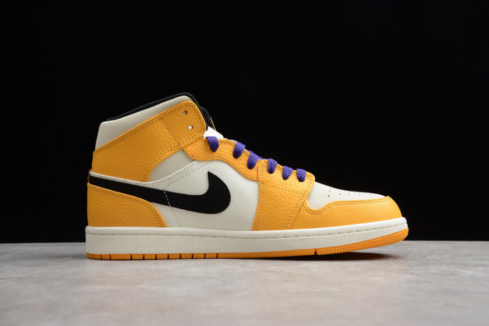 air jordan 1 mid se "lakers" 852542-700