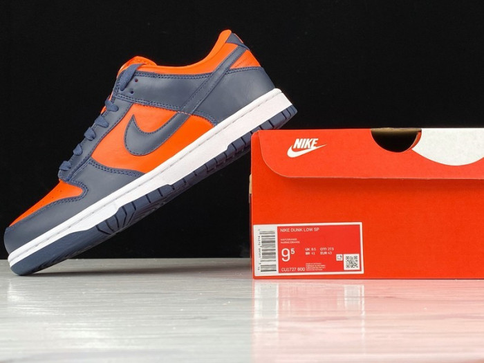 nike dunk low sp champ colors university orange marine cu1727-800