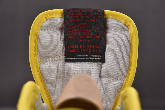 travis scott x air jordan 1 low og “canary” dz4137-700