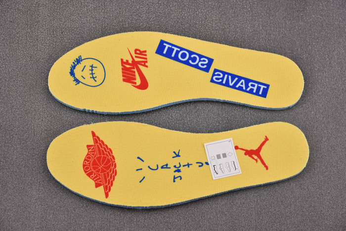 travis scott x air jordan 1 low og “canary” dz4137-700