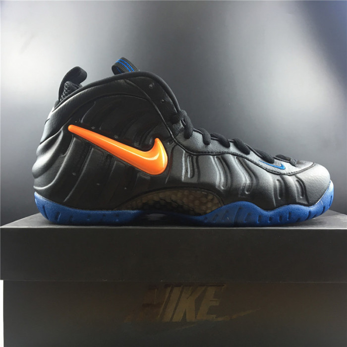 nike air foamposite pro "knicks" (black) - 624041-010