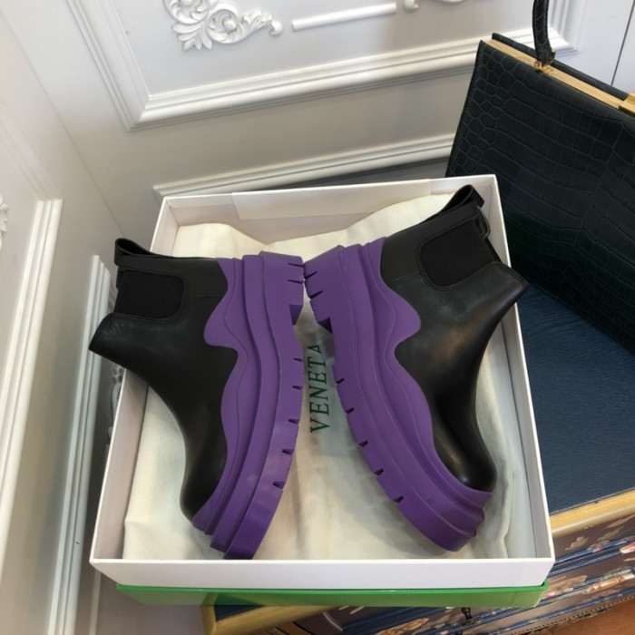 Botteg*Venta Tire Leather Ankle boots