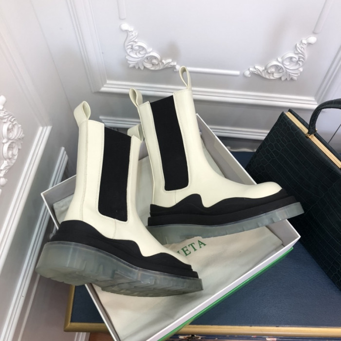 Botteg*Venta Tire Leather Ankle boots