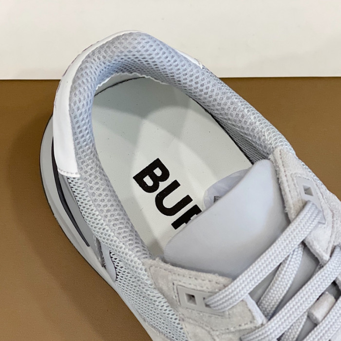 Bur*berry Vintage Check, Leather and Mesh Sneakers