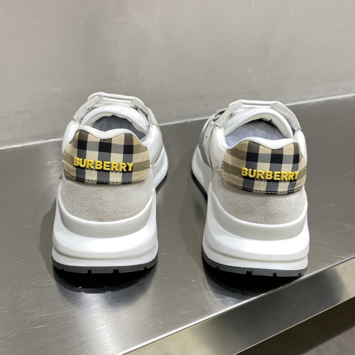 Bur*berry Vintage Check, Leather and Mesh Sneakers