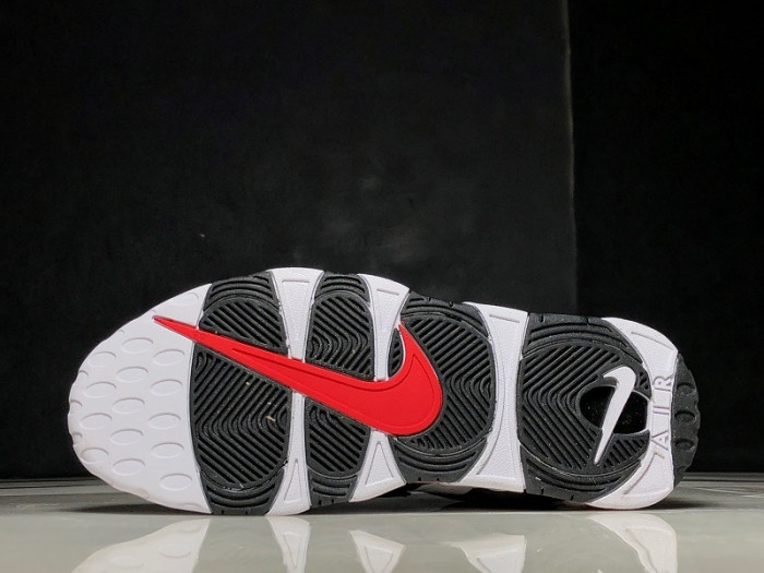Nike Air More Uptempo White Black Red 414962-105