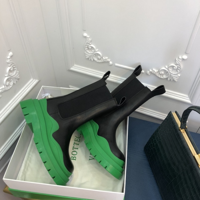 Botteg*Venta Tire Leather Ankle boots