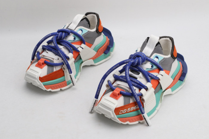 mixed-material space sneakers