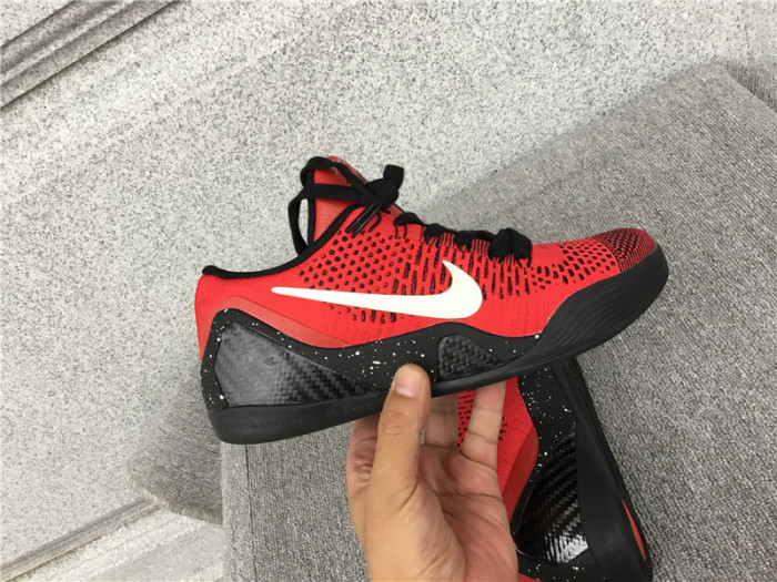 nike kobe 9 elite low university red - 653456-601