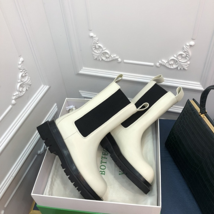 Botteg*Venta Tire Leather Ankle boots