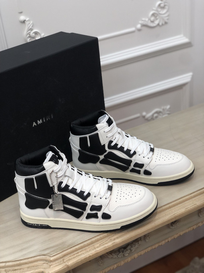 amiri* skel leather sneakers
