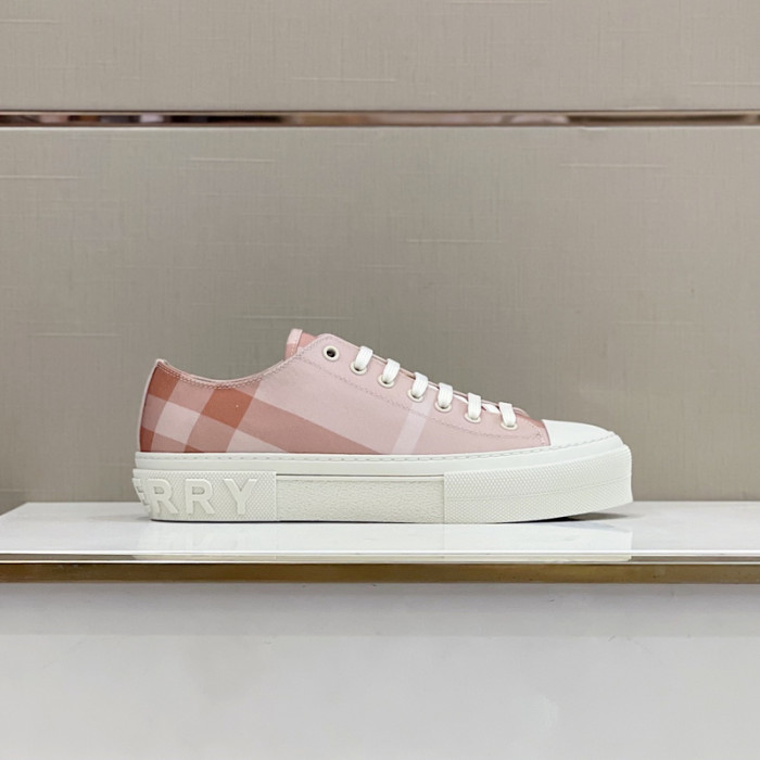 Bur*berry Vintage Check Cotton Sneakers