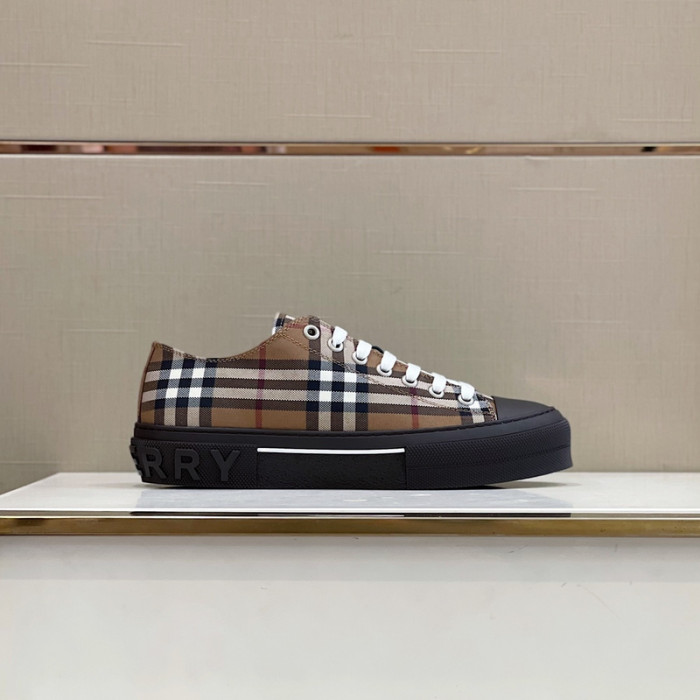 Bur*berry Vintage Check Cotton Sneakers