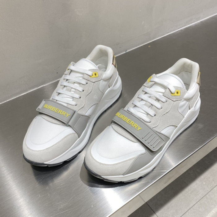 Bur*berry Vintage Check, Leather and Mesh Sneakers