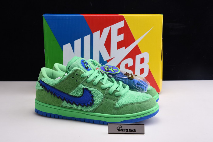 nike sb dunk low "grateful dead - green bear" - cj5378 300