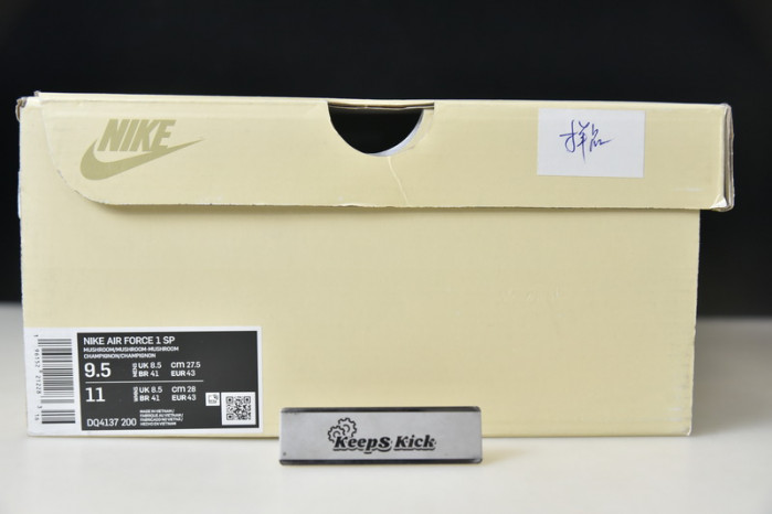 billie eilish x nike air force 1 low mushroom dq4137-200