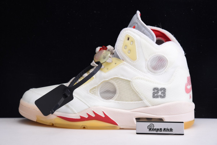 off white air jordan 5 ow 3m ct8480-002