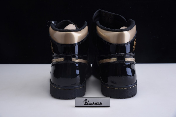 air jordan 1 retro high og black/metallic gold 555088-032