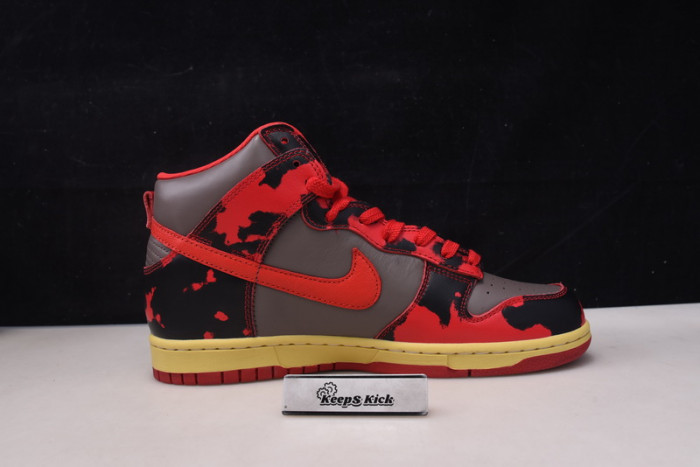 nike dunk high 1985 red acid wash dd9404-600