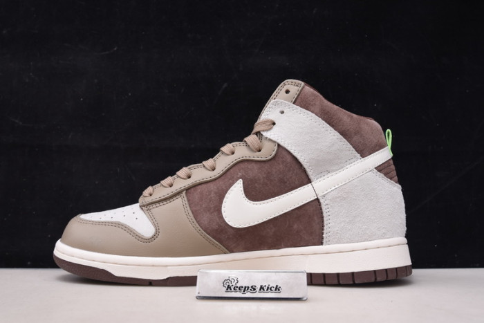 nike dunk high light chocolate dh5348-100