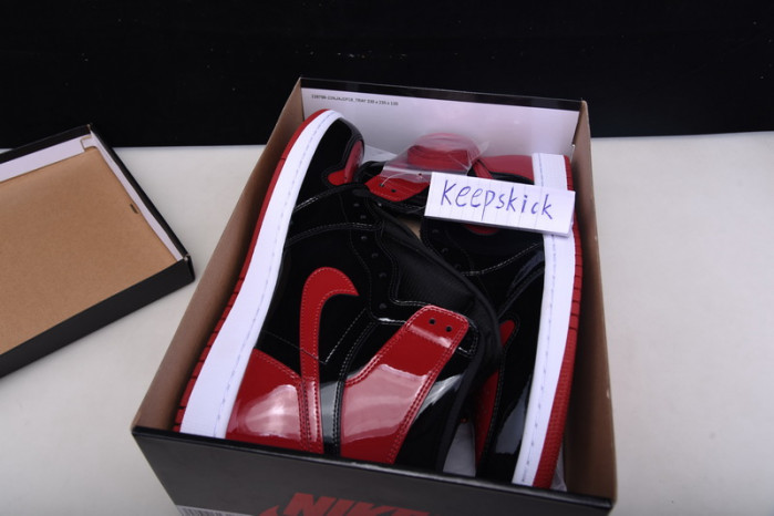 air jordan 1 bred patent leather 555088-063