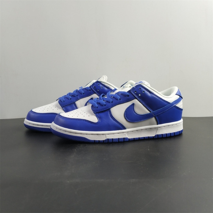 nike dunk low sp kentucky (2020) white/royal blue cu1726-100